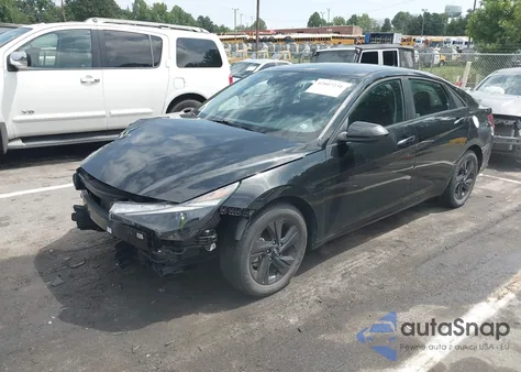 2022 Hyundai Elantra Sel z USA, uszkodzony, nr VIN KMHLM4AGXNU332494